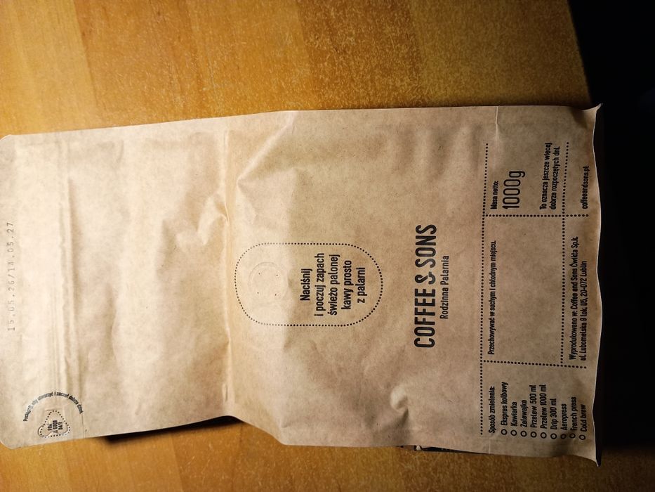 Kawa ziarnista Brazylijski Duet Coffee & Sons 1kg