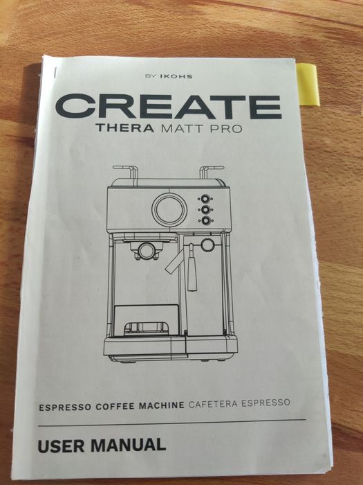 CREATE Máquina café| GALÃO | CAPUCCINO | Depósito de leite