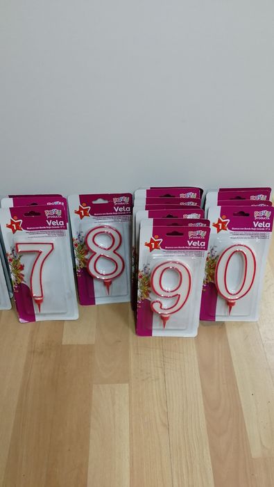Velas grandes, lote de 49 unidades