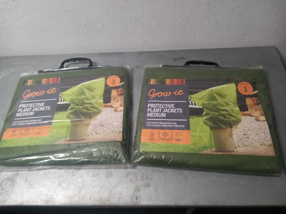 Osłony na krzewy kwiaty od mrozu z mikrofibry 6 sztuk !!