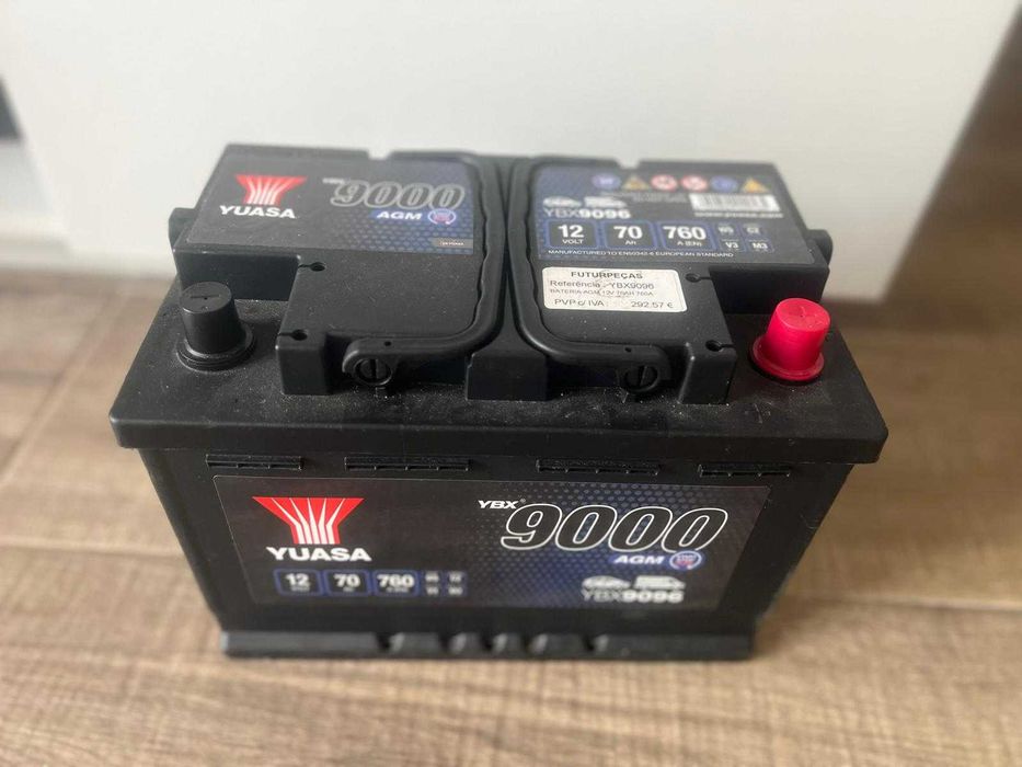 Nova Bateria de carro AGM 12v 70ah 760a