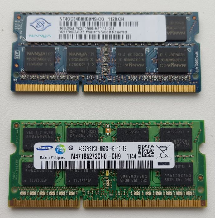 Оперативна памʼять 2x4GB DDR3