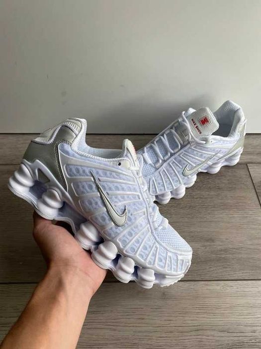 Buty meskie Nike_Shox_TL Biały buty sportowe R.43