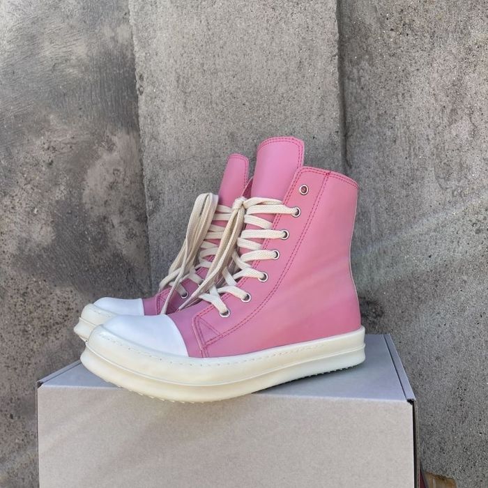 Кеди Rick Owens рожеві різні моделі | кеды рик овенс кросівки