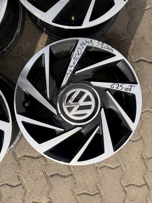 Felgi aluminiowe 15" 4x100 5,5J ET41 VW Up e-Up Polo komplet 4 szt.