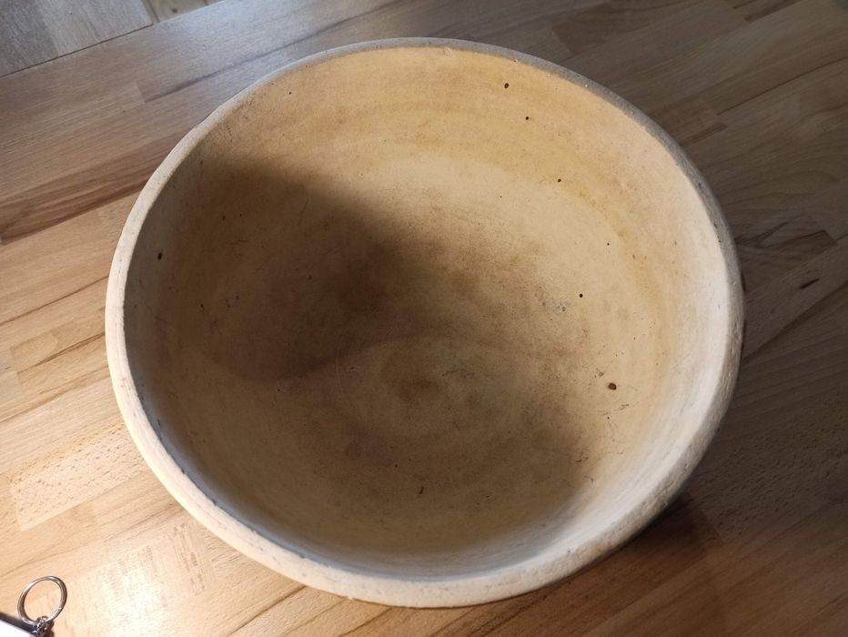 Stara misa kamionkowa do ugniatania ciasta średnica 29 cm