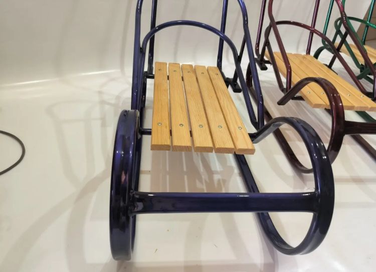 Нові Санки Королівські з ручкою штовхачем ( фабричні )