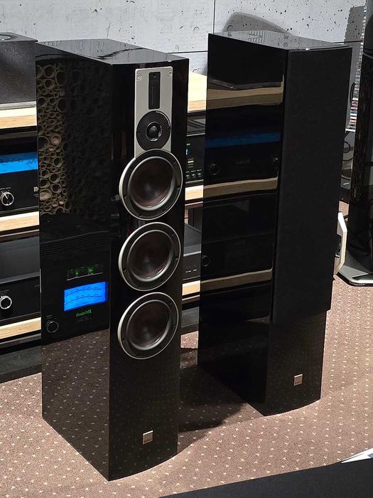 DALI Rubicon 8 Czarny lakier Używane kolumny głośnikowe podłogowe Łódź