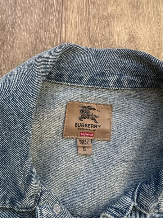 Casaco Supreme x Burberry Denim