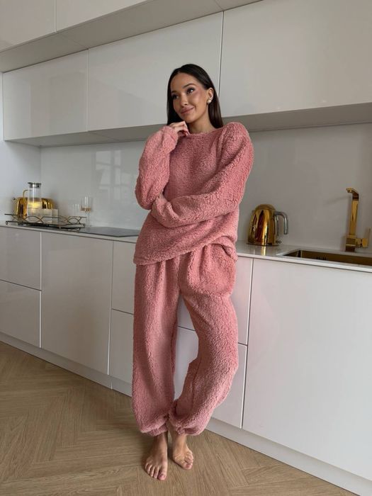 Піжама жіноча махрова. Зимова піжама на подарунок. Тепла піжама