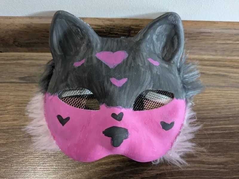 Maska Therian Rękodzieło