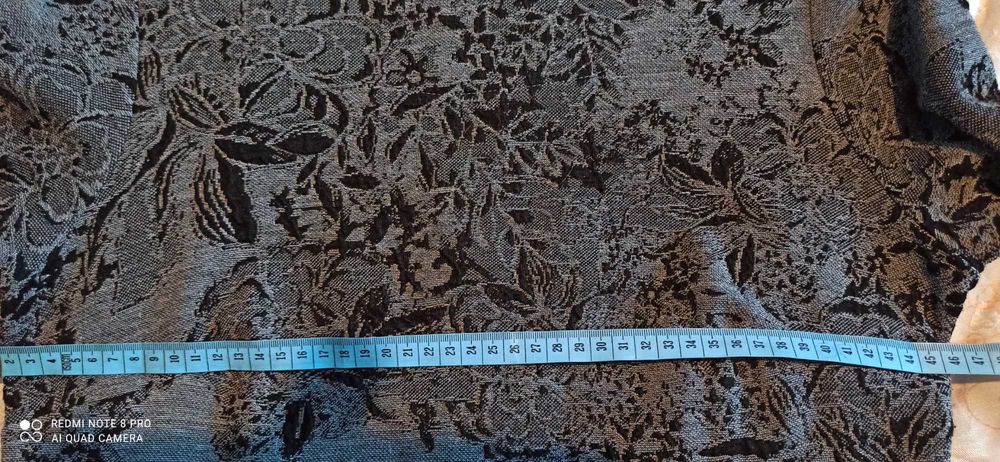 Sukienka czarna żorżeta , dzianina 40 42