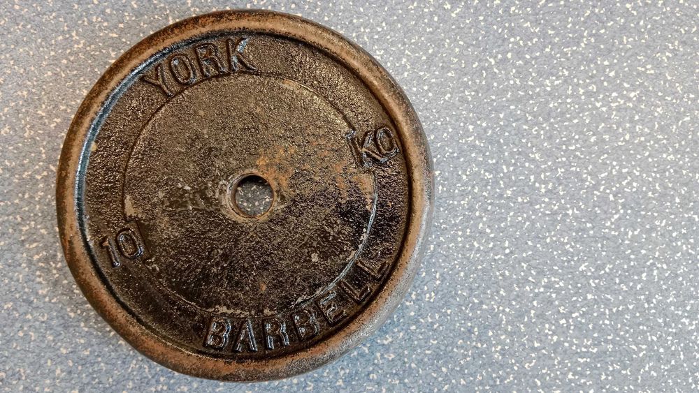 YORK Barbell 10 kg, żeliwny nakład, sprzedam / zamienię / dokupię