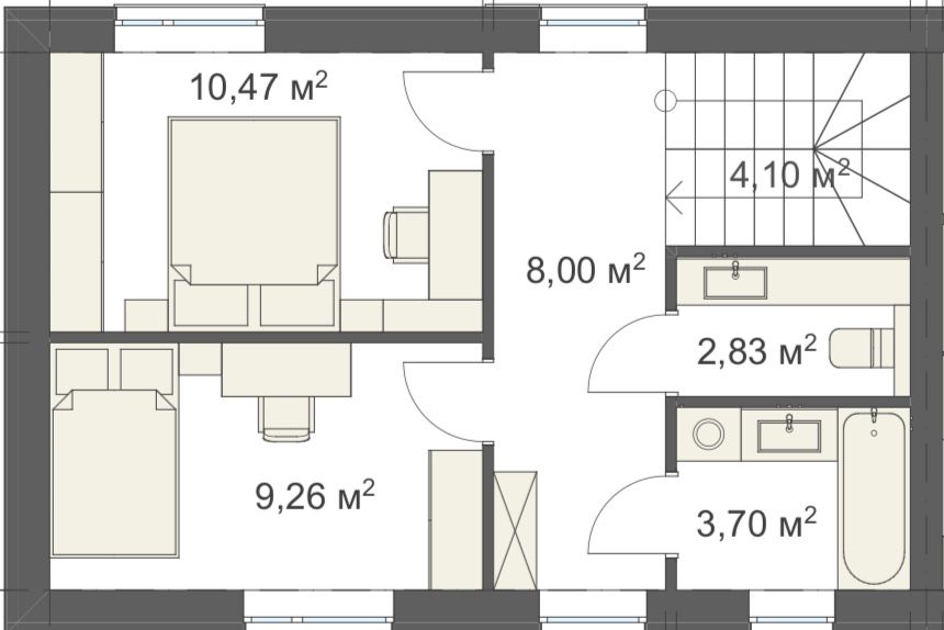 Таунхаус 77м2/ділянка від 1,5 соток/поруч з АТБ/гарний виїзд/без %
