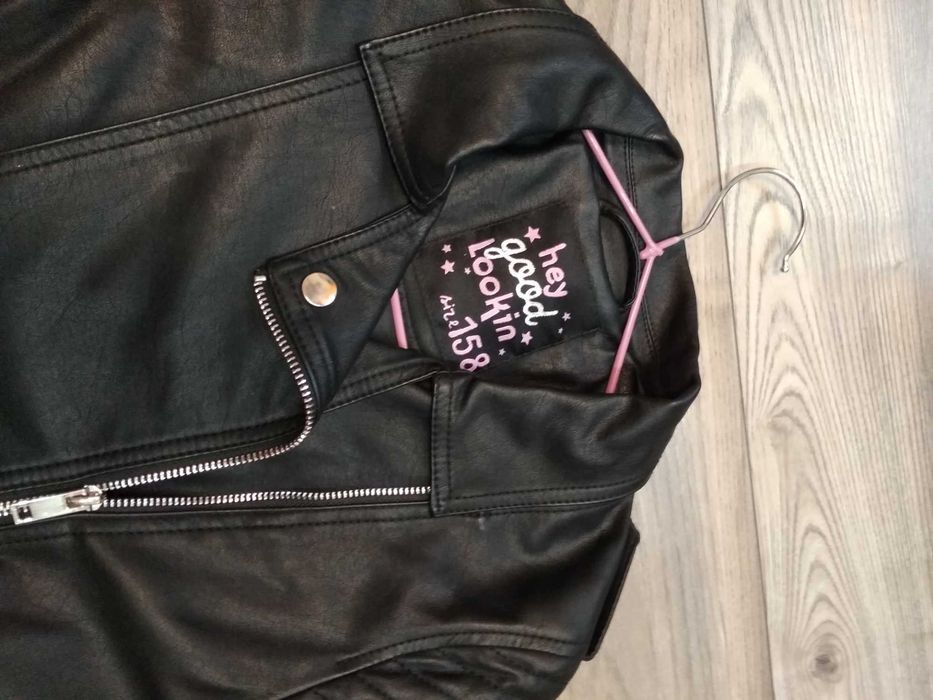 Kurtka skórzana cool club  dziewczeca 158