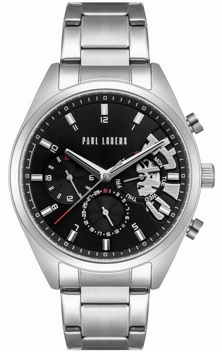 zegarek męski paul lorens pl20003b-1c1 + box