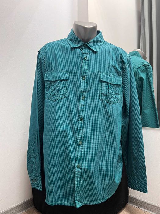 Męska koszula w kratę roz.L