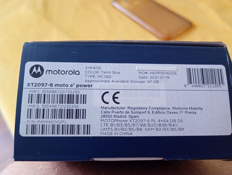 Motorola e7 power 4/64 gb