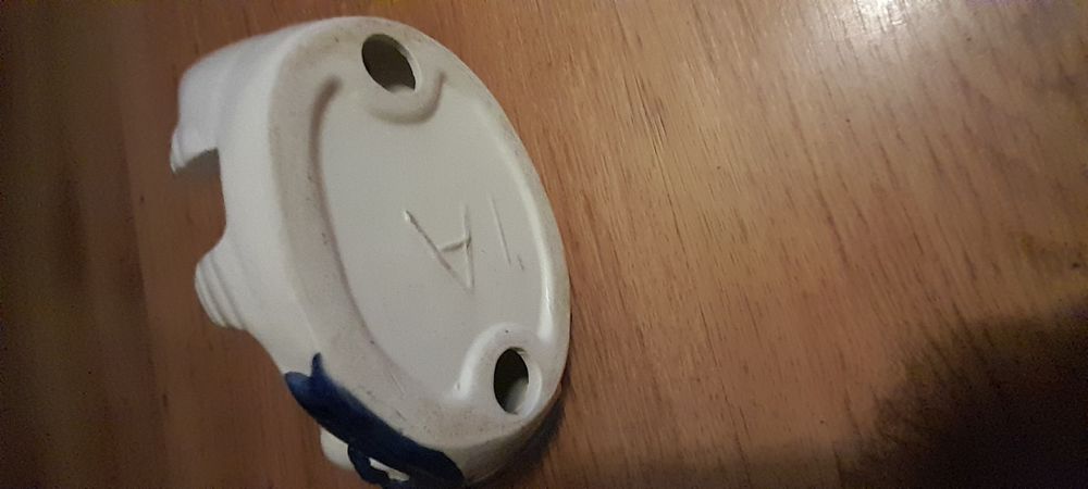 Unikat prl porcelana kaczka serwetko świecznik