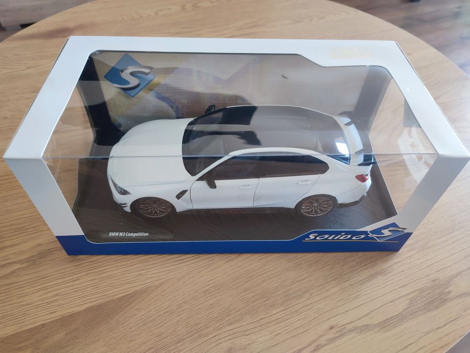 BMW M3 Competition G80 Solido 1:18 Alpin White