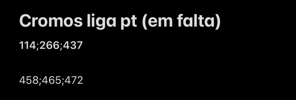 Cromos da Liga Portuguesa 2023/24 atualizado (27/1/2025]