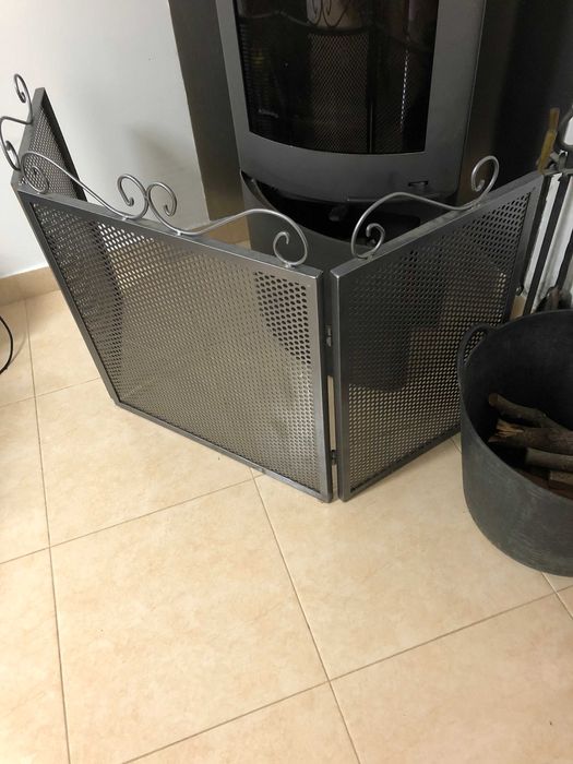 Resguardo / proteção de lareira em inox