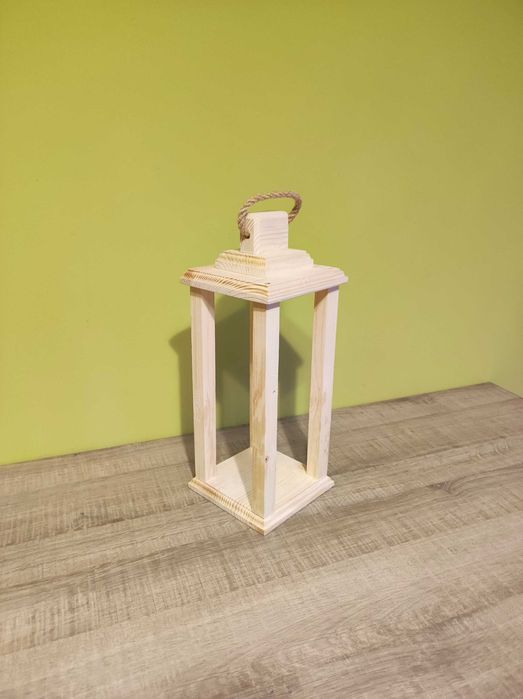 Zestaw 2x Drewniany lampion (1+1)