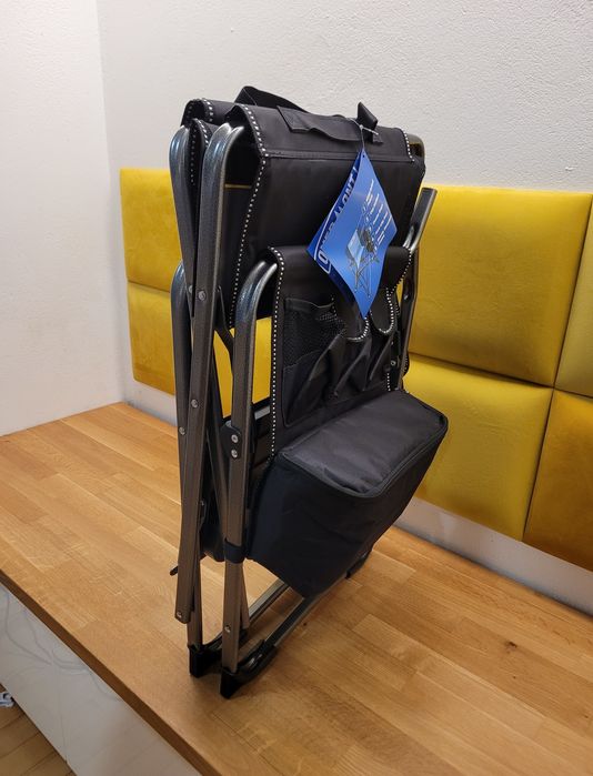 Krzesło Turystyczne Kempingowe Wędkarskie Reżyserskie Nowe stolik