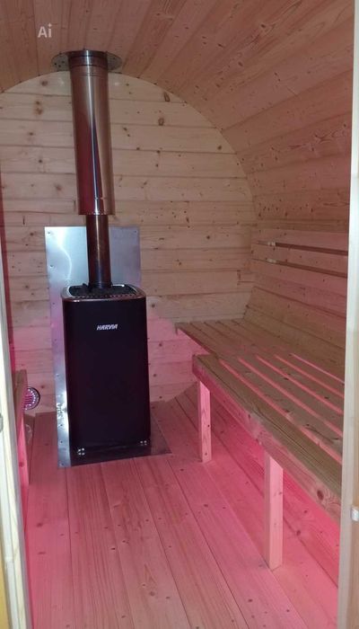 Mobilna Sauna opalana drewnem