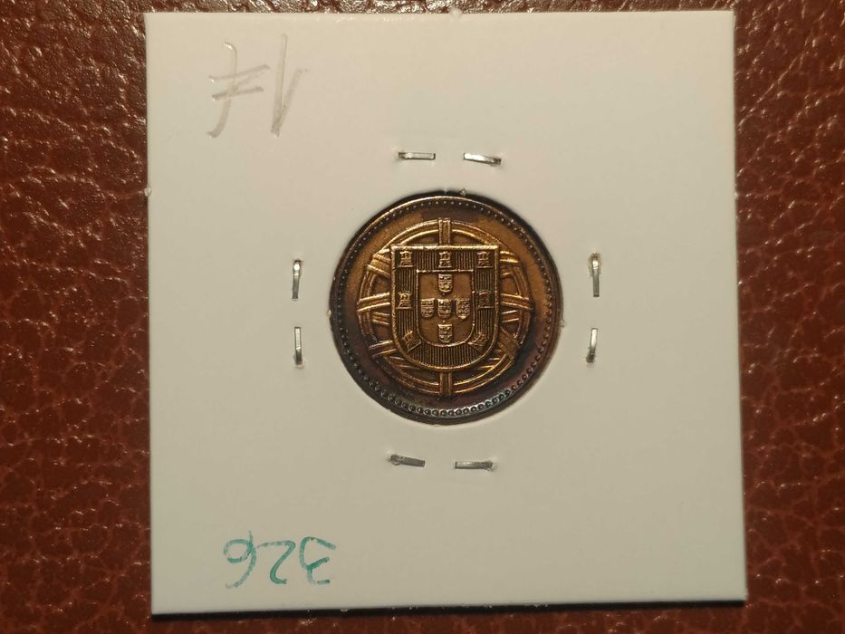 326 Portugal - moeda de 1 centavo de 1917