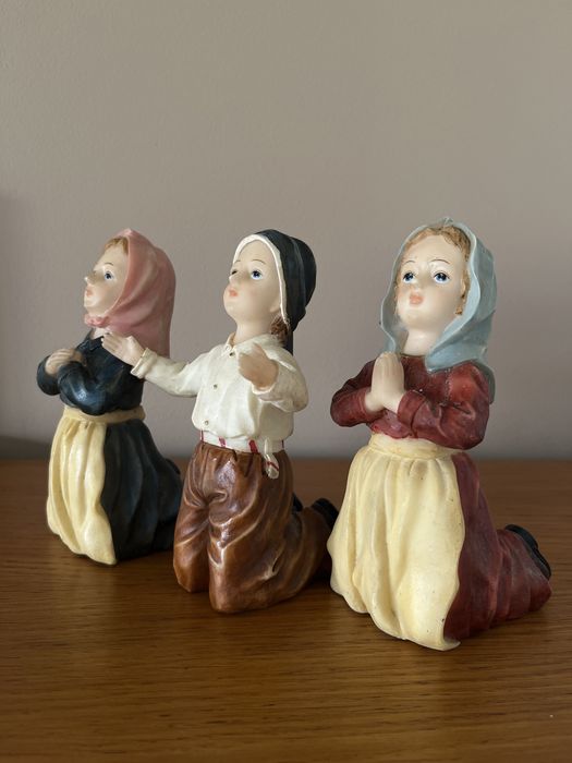 Três Pastorinhos de Fatima, 14 cm, marfinites LF