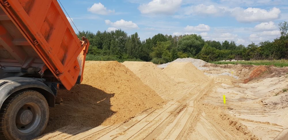 Piasek , Podsyp , Żwir , Piasek 0/2