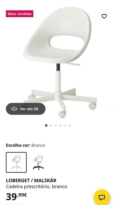 Cadeira Branca Ikea