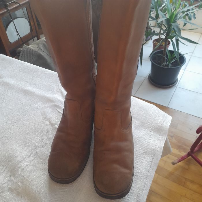Buty skórzane PRL Hoffland