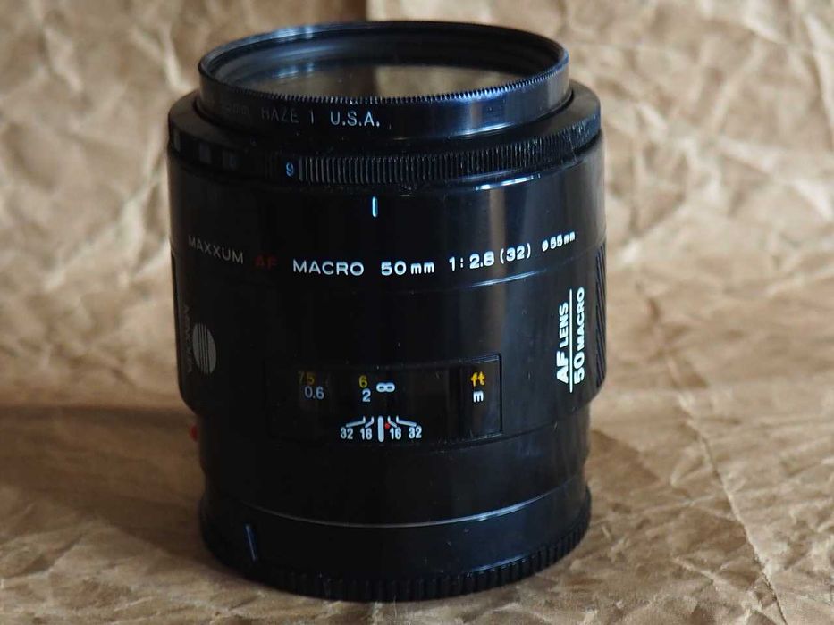 Obiektyw Minolta AF Macro 50mm f2.8.