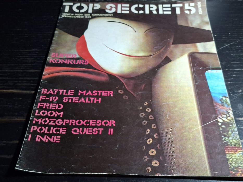 Czasopismo Top Secret numer 5 rok 1991
