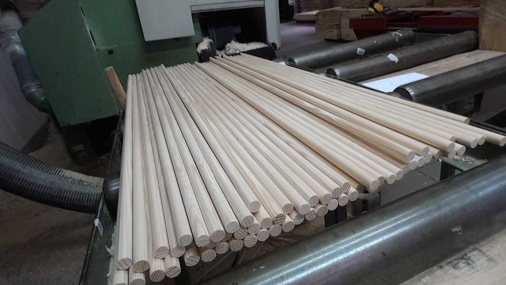 Wałek średnica 12 mm drążek patyk kij kołek walik sosnowy