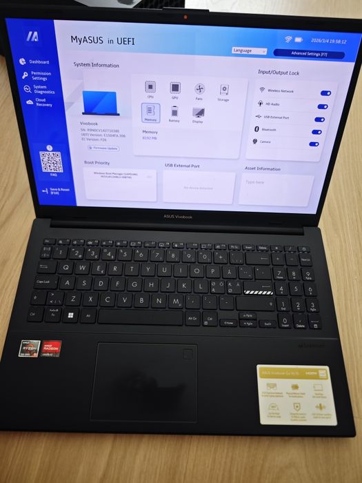 Laptop Asus Vivobook Go OLED , ryzen 5 7 gen gwarancja igła