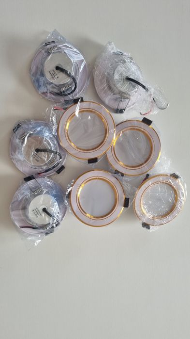 Conjunto de 10 holofotes luzes LED