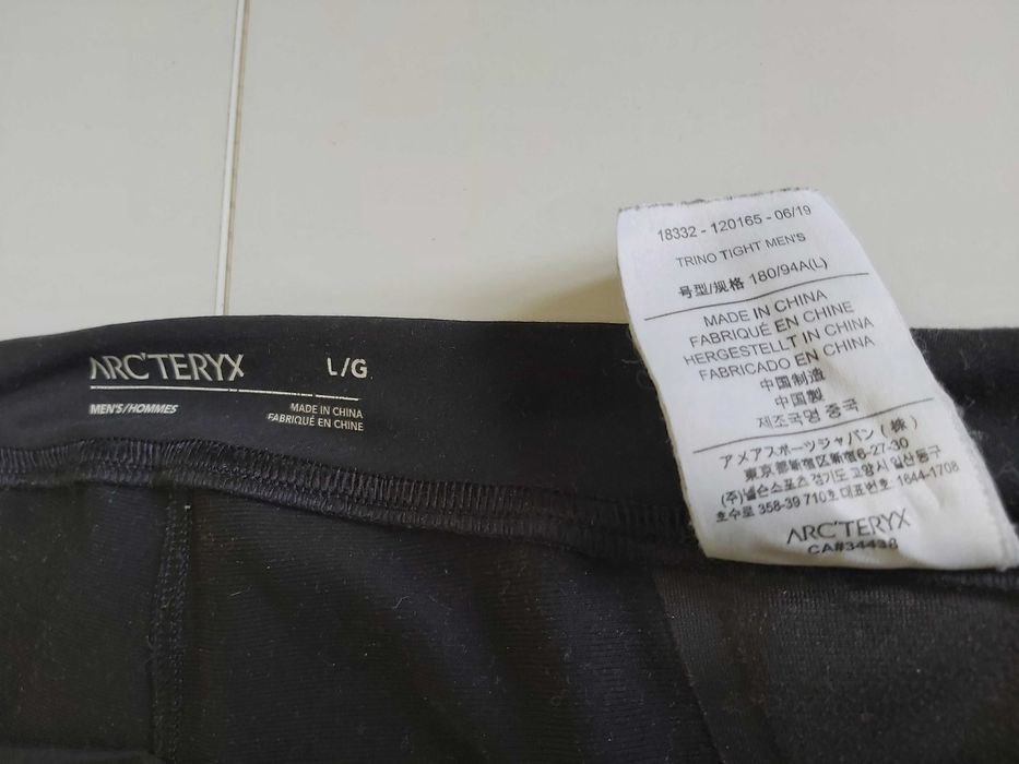 Męskie leginsy aktywne Arcteryx TRINOTight goretex infinium pOk100 L/G