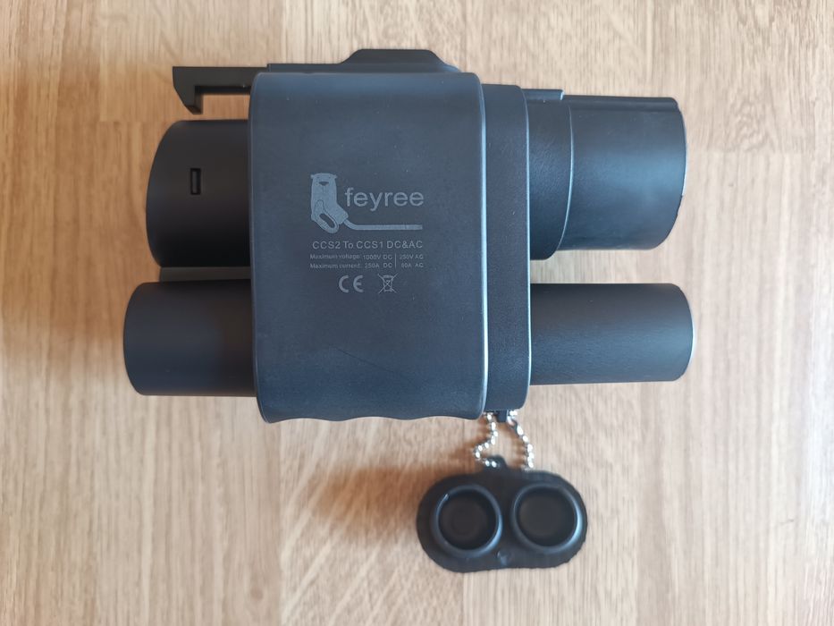 адаптер ccs2 - ccs1 dc/ac перехідник USA США feyree  guwieyg