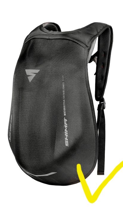 Plecak motocyklowy Shima Ayro 24L czarny  HIT