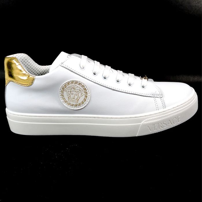 Versace оригінал Італія білі кеди шкіра р.37