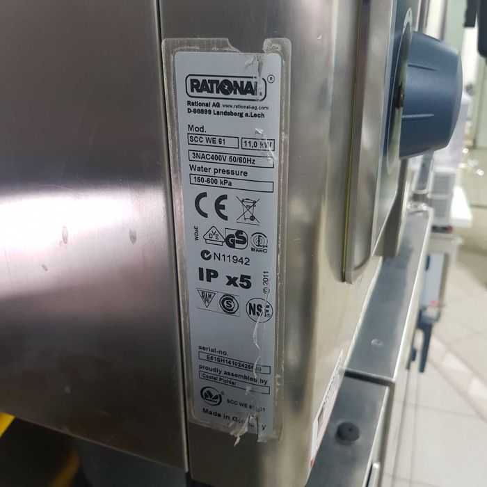 Пароконвектомат Rational SCC WE 61, Гастрономический на 6 уровней, Б/У