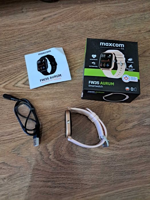 Aurum Gold Smartwatch Maxcom Fw35 Aurum Maxcom Fit Fw 42 Gold