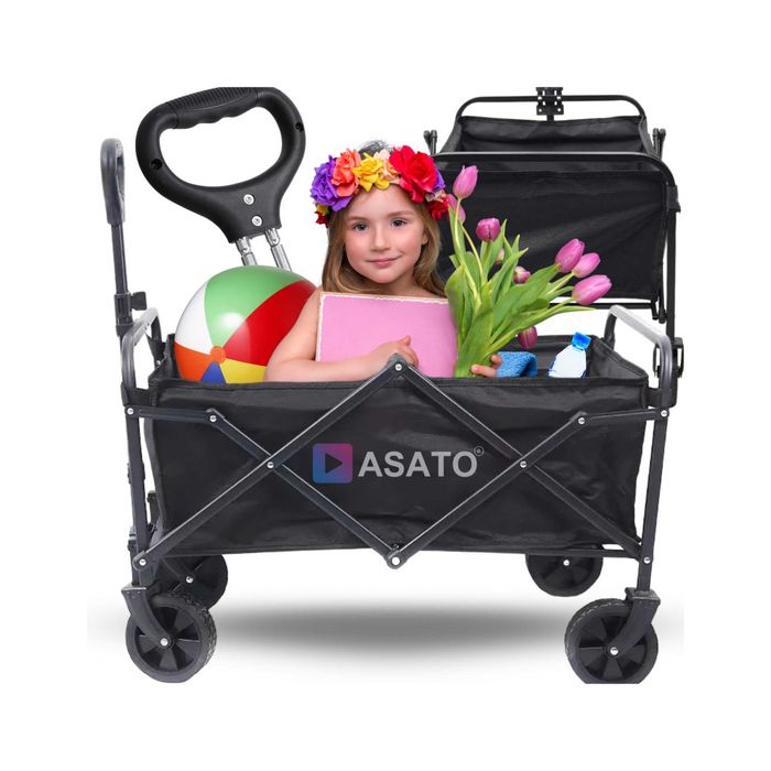 wózek składany turystyczny xl ogrodowy transportowy do 300kg mocny fv