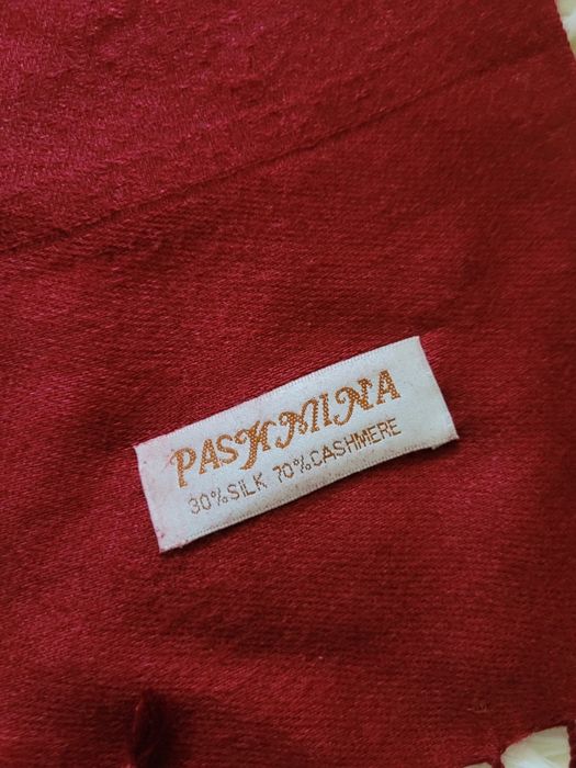 Палантин з шовку та кашеміру Pashmina