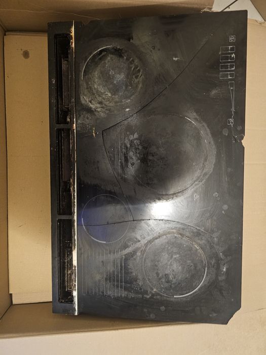 Płyta gazowa solgaz uszkodzona na części