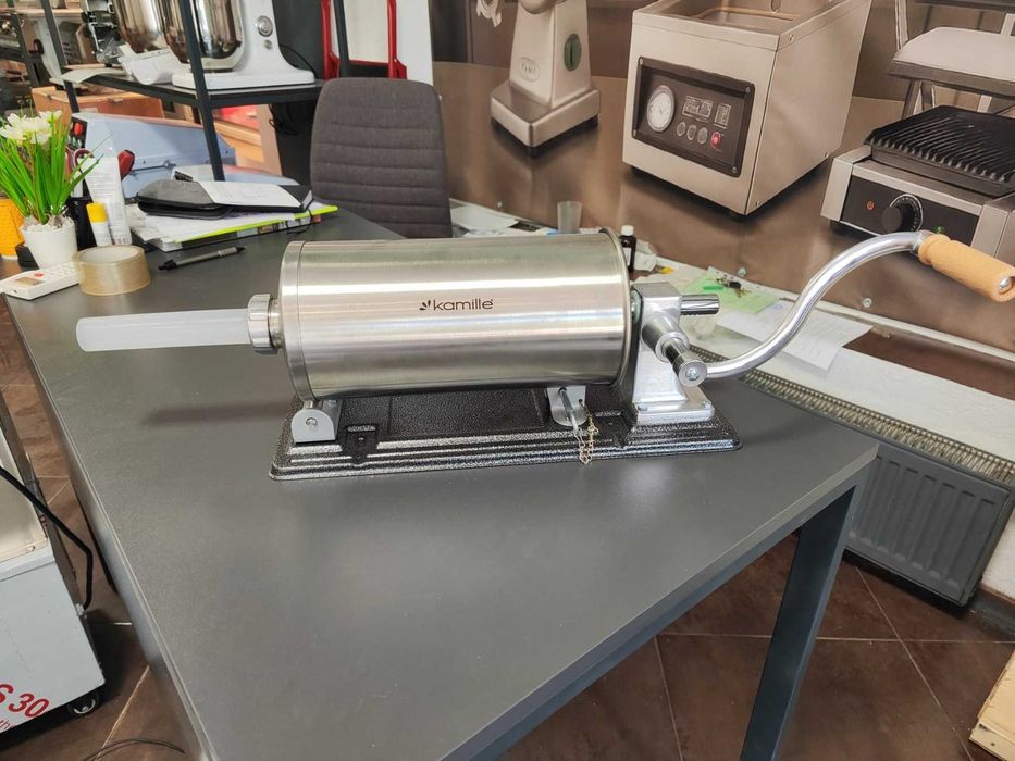 Шприц ковбасний ручний, шприц колбасный ручной механический