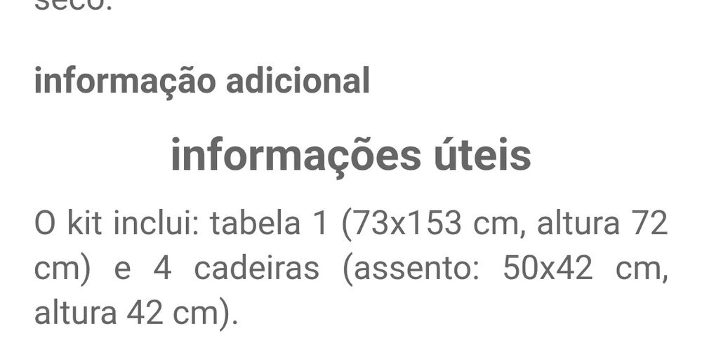 Mesa e Cadeiras IKEA